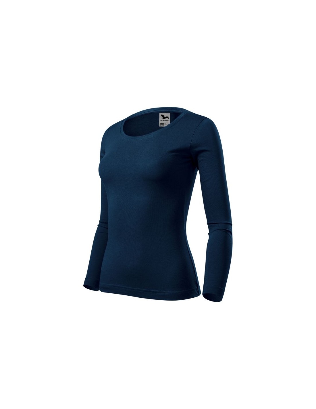 Malfini Γυναικεία Διαφημιστική Μπλούζα Μακρυμάνικη σε Navy Μπλε Χρώμα MLI-16902