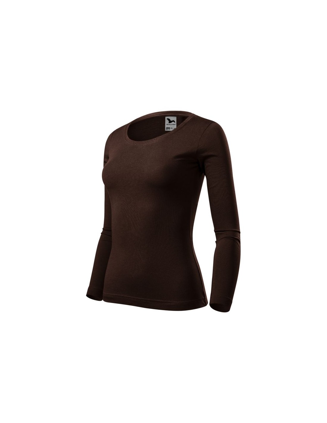 Malfini Γυναικεία Διαφημιστική Μπλούζα Μακρυμάνικη σε Καφέ Χρώμα MLI-16927