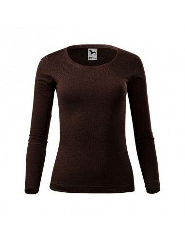 Malfini Γυναικεία Διαφημιστική Μπλούζα Μακρυμάνικη σε Καφέ Χρώμα MLI-16927