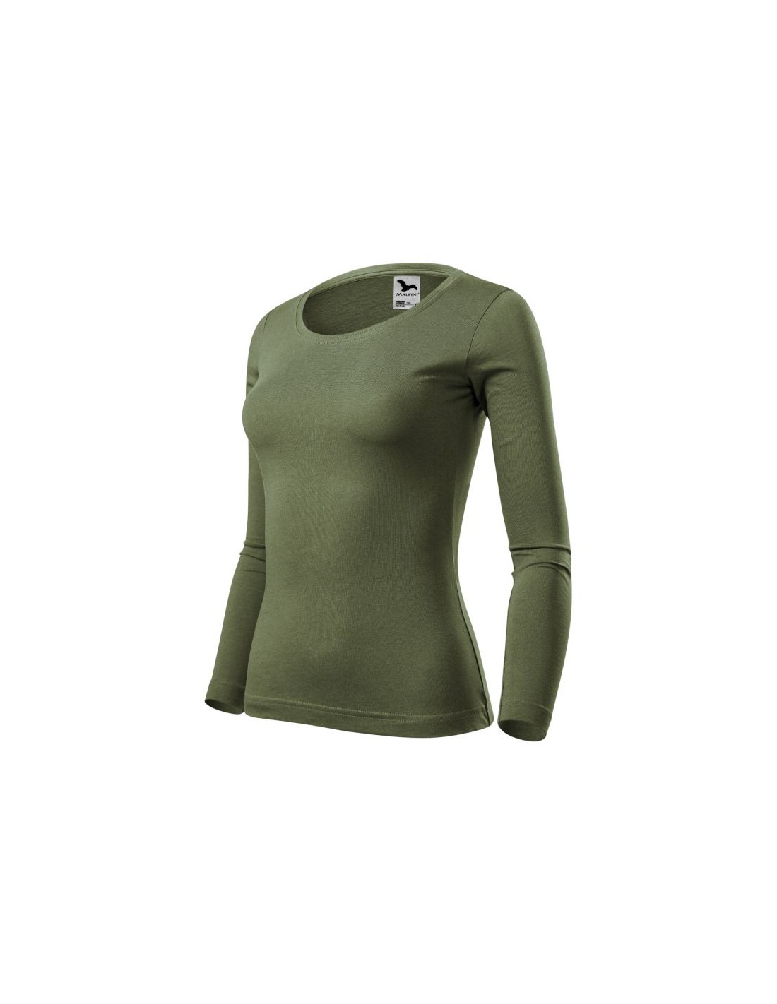 Malfini Malfini Γυναικεία Διαφημιστική Μπλούζα Μακρυμάνικη σε Πράσινο Χρώμα MLI-16909