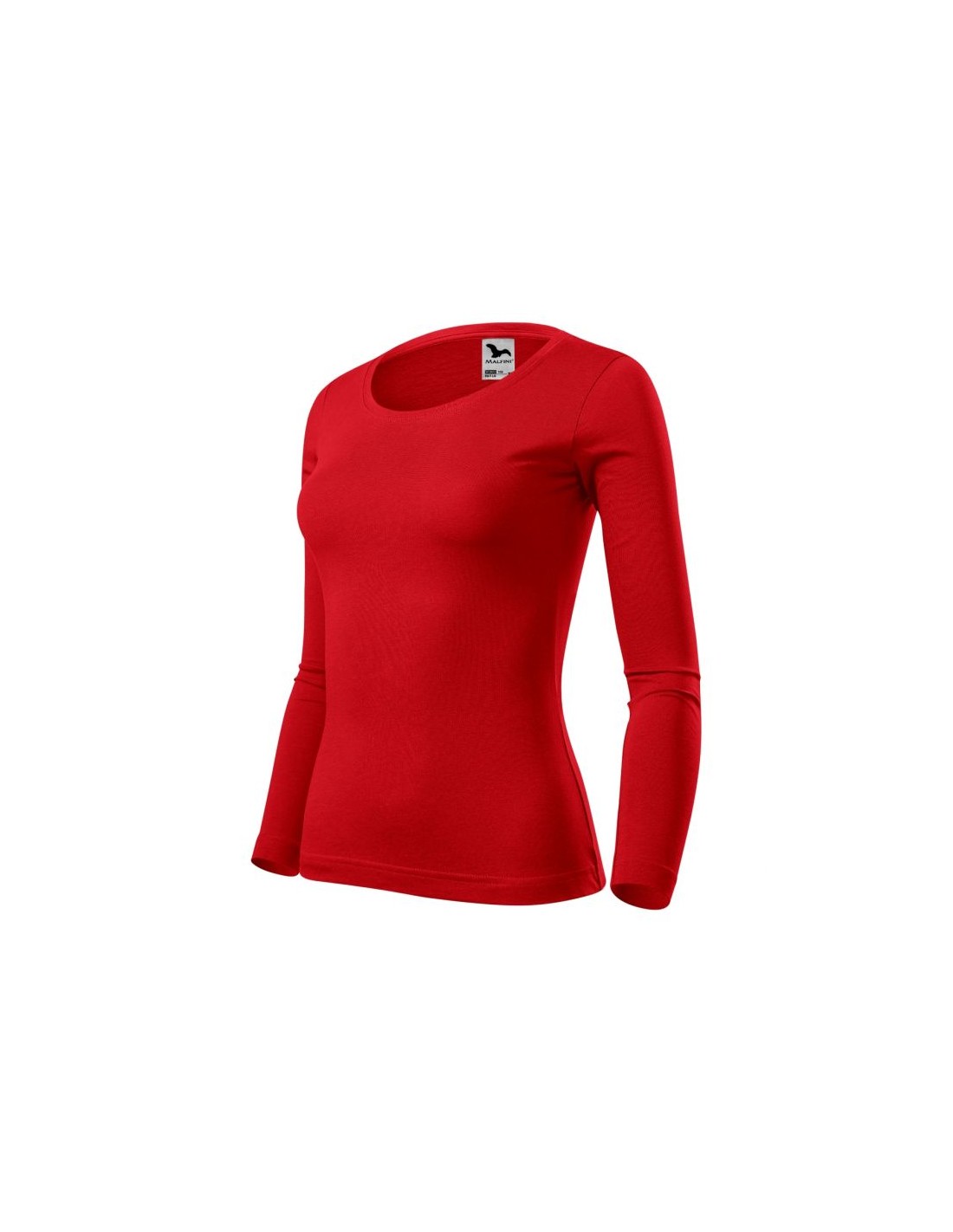 Malfini Γυναικεία Διαφημιστική Μπλούζα Μακρυμάνικη σε Κόκκινο Χρώμα MLI-16907