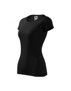 Malfini Γυναικείο Διαφημιστικό T-shirt Κοντομάνικο σε Μαύρο Χρώμα MLI-14101