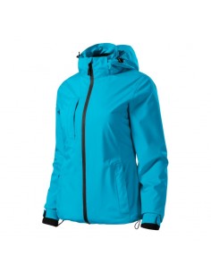 Malfini Κοντό Γυναικείο Μπουφάν για Χειμώνα Γαλάζιο MLI-53444