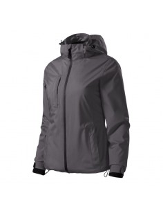 Malfini Κοντό Γυναικείο Μπουφάν για Χειμώνα Γκρι MLI-53436