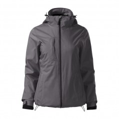 Malfini Κοντό Γυναικείο Μπουφάν για Χειμώνα Γκρι MLI-53436