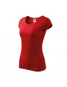 Malfini Γυναικείο Διαφημιστικό T-shirt Κοντομάνικο σε Κόκκινο Χρώμα MLI-12207