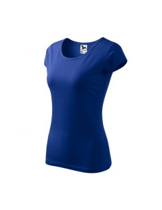 Malfini Γυναικείο Διαφημιστικό T-shirt Κοντομάνικο σε Μπλε Χρώμα MLI-12205
