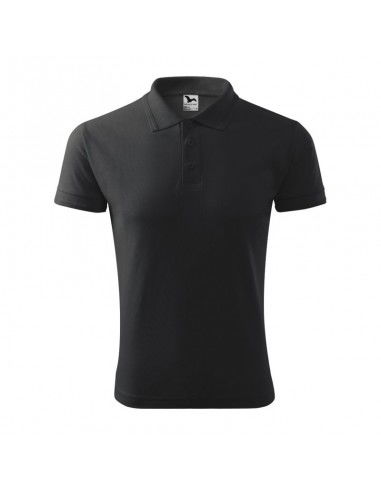 Malfini MLI-20320 Ανδρικό T-shirt Polo Μαύρο