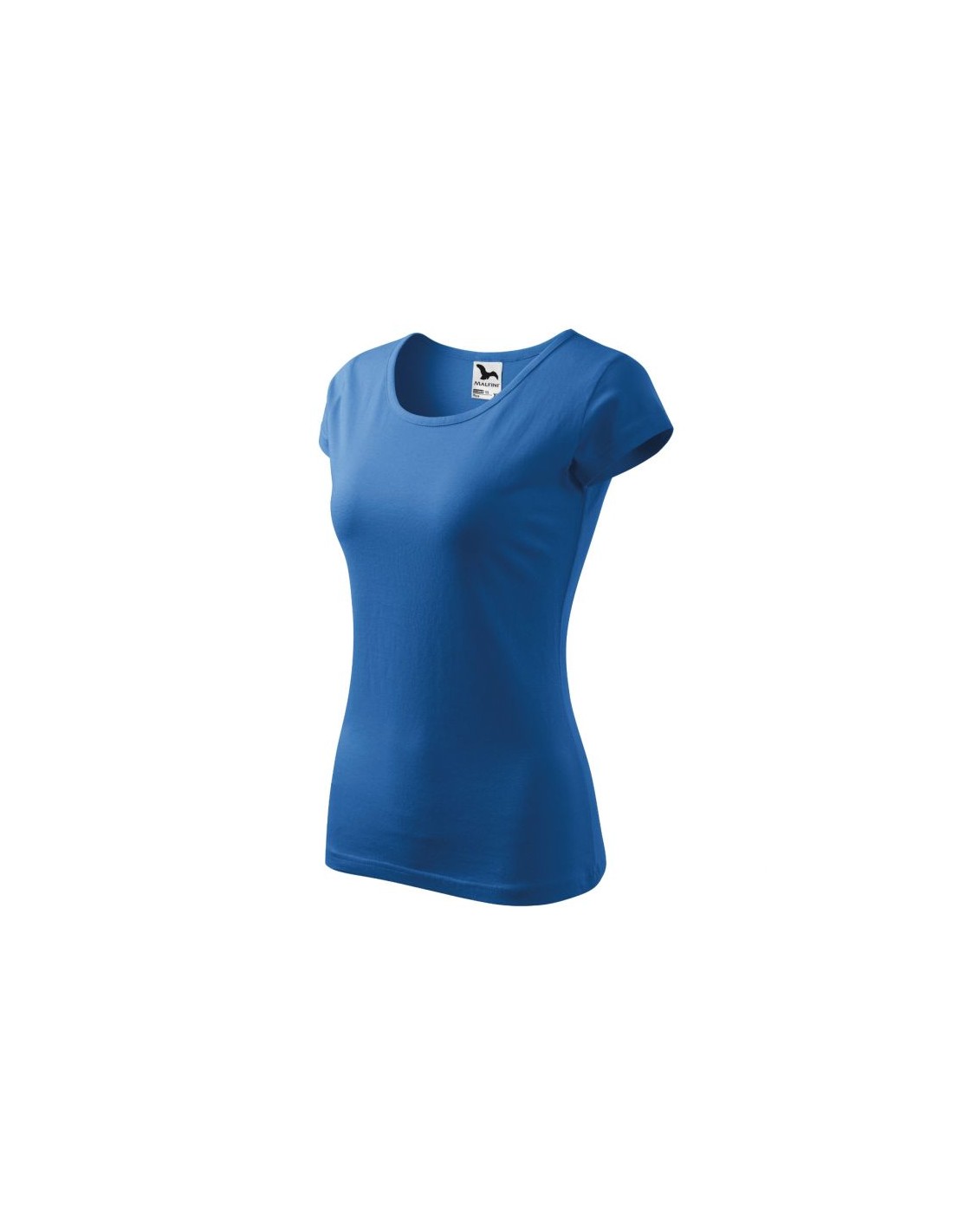 Malfini Malfini Γυναικείο Διαφημιστικό T-shirt Κοντομάνικο σε Μπλε Χρώμα MLI-12214