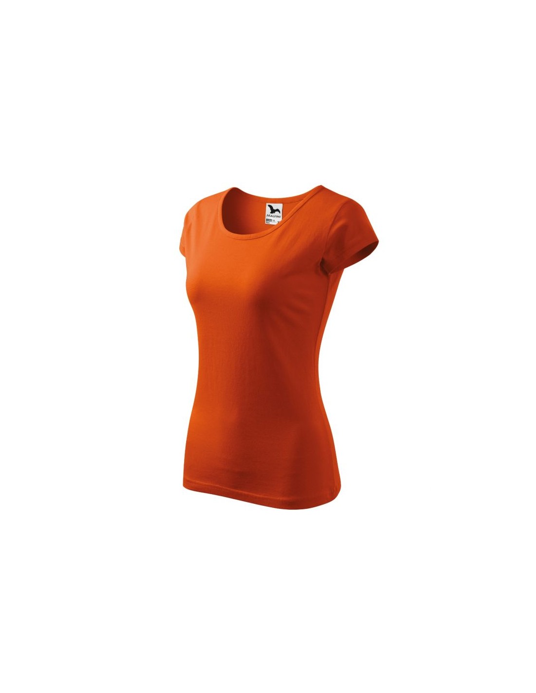 Malfini Malfini Γυναικείο Διαφημιστικό T-shirt Κοντομάνικο σε Πορτοκαλί Χρώμα MLI-12211