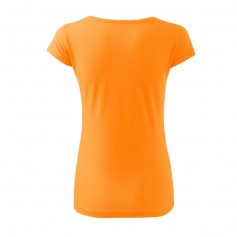 Malfini Pure Γυναικείο Διαφημιστικό T-shirt Κοντομάνικο σε Πορτοκαλί Χρώμα MLI-122A2
