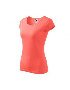 Malfini Γυναικείο Διαφημιστικό T-shirt Κοντομάνικο σε Κόκκινο Χρώμα MLI-122A1