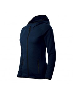 Malfini Direct Γυναικεία Ζακέτα Φούτερ με Κουκούλα Navy Μπλε MLI-41802
