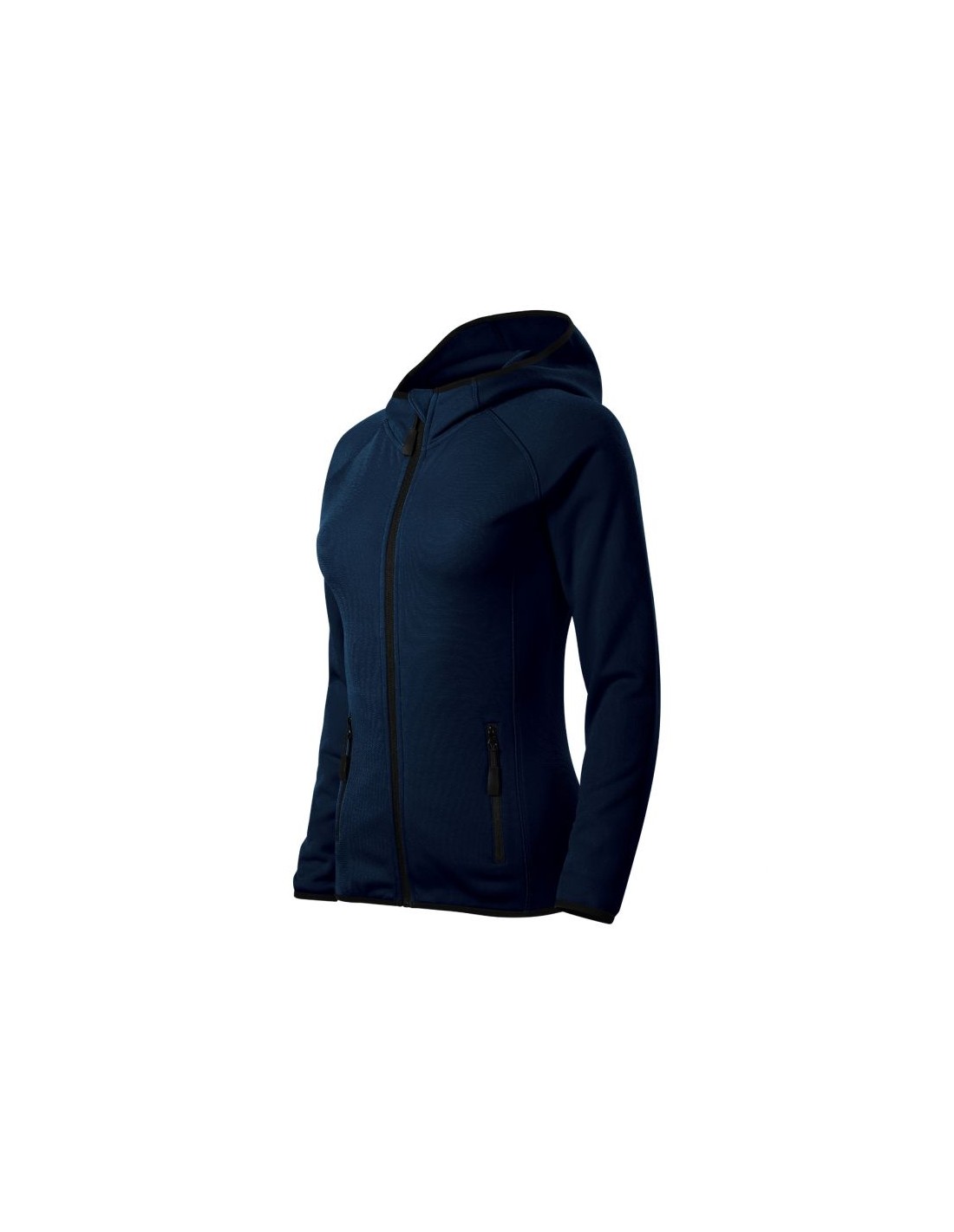 Malfini Direct Γυναικεία Ζακέτα Φούτερ με Κουκούλα Navy Μπλε MLI-41802