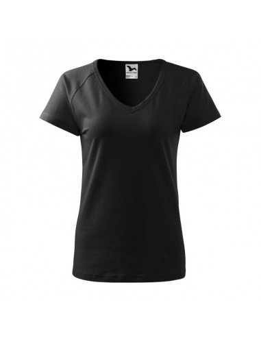 Malfini Γυναικείο Διαφημιστικό T-shirt Κοντομάνικο σε Μαύρο Χρώμα MLI-12801