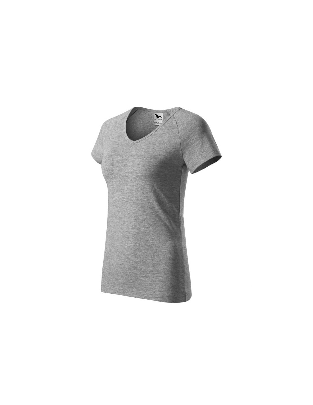 Malfini Malfini Γυναικείο Διαφημιστικό T-shirt Κοντομάνικο σε Γκρι Χρώμα MLI-12812