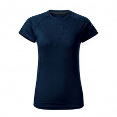 Malfini Γυναικείο Διαφημιστικό T-shirt Κοντομάνικο σε Navy Μπλε Χρώμα MLI-17602