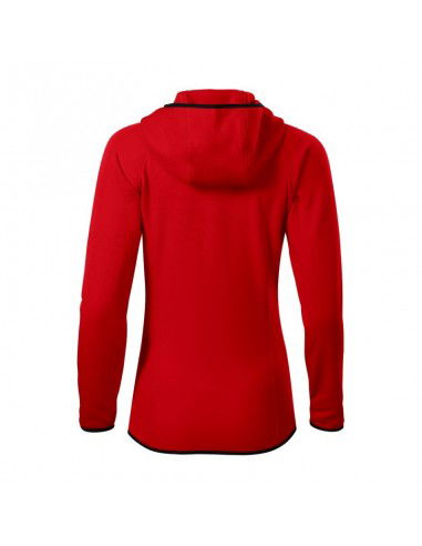 Malfini Direct Γυναικεία Ζακέτα Φούτερ με Κουκούλα Κόκκινη MLI-41807