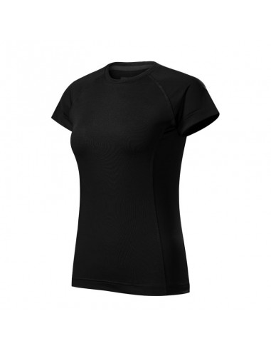 Malfini Γυναικείο Διαφημιστικό T-shirt Κοντομάνικο σε Μαύρο Χρώμα MLI-17601