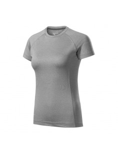 Malfini Γυναικείο Διαφημιστικό T-shirt Κοντομάνικο σε Γκρι Χρώμα MLI-17612