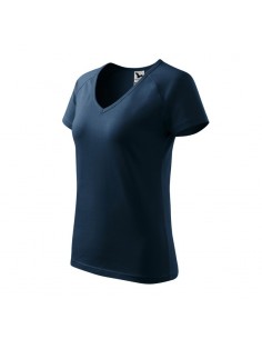 Malfini Γυναικείο Διαφημιστικό T-shirt Κοντομάνικο σε Navy Μπλε Χρώμα MLI-12802