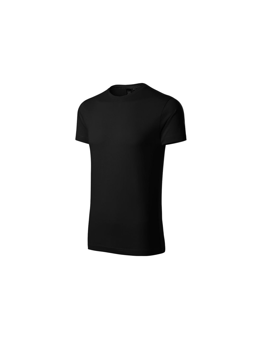 Malfini Ανδρικό Διαφημιστικό T-shirt Κοντομάνικο σε Μαύ