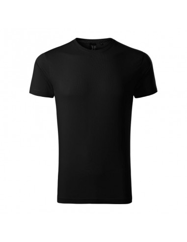 Malfini Ανδρικό Διαφημιστικό T-shirt Κοντομάνικο σε Μαύρο Χρώμα MLI-15301