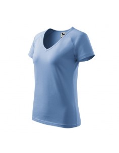 Malfini Γυναικείο Διαφημιστικό T-shirt Κοντομάνικο σε Μπλε Χρώμα MLI-12815
