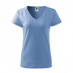 Malfini Γυναικείο Διαφημιστικό T-shirt Κοντομάνικο σε Μπλε Χρώμα MLI-12815
