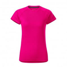 Malfini Γυναικείο Διαφημιστικό T-shirt Κοντομάνικο σε Ροζ Χρώμα MLI-17689