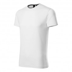 Malfini Ανδρικό Διαφημιστικό T-shirt Κοντομάνικο σε Λευκό Χρώμα MLI-15300