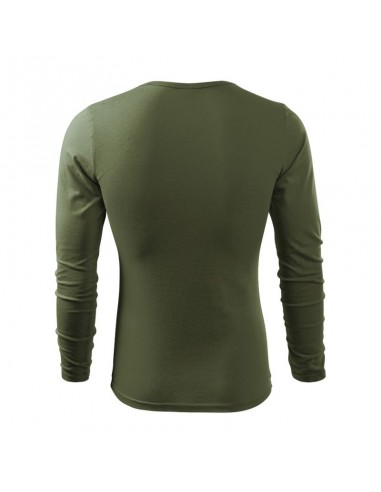 Malfini MLI-11909 Ανδρική Μπλούζα Μακρυμάνικη Πράσινη
