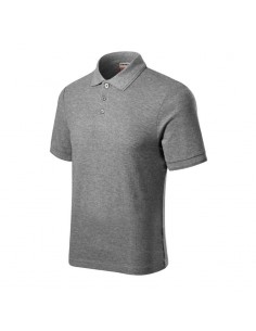 Malfini MLI-R2212 Ανδρικό T-shirt Polo Γκρι