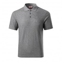 Malfini MLI-R2212 Ανδρικό T-shirt Polo Γκρι