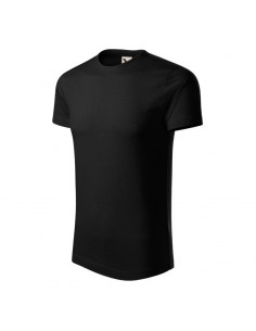 Malfini Ανδρικό Διαφημιστικό T-shirt Κοντομάνικο σε Μαύρο Χρώμα MLI-17101