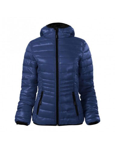 Malfini Κοντό Γυναικείο Puffer Μπουφάν για Χειμώνα Μπλε MLI-55102