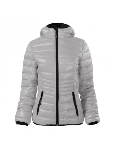 Malfini Κοντό Γυναικείο Puffer Μπουφάν για Χειμώνα Γκρι MLI-551A4