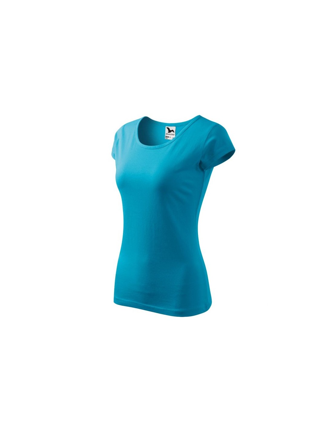 Malfini Malfini Γυναικείο Διαφημιστικό T-shirt Κοντομάνικο σε Μπλε Χρώμα MLI-12244