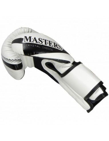 Sport Masters 01562-0210 Γάντια Πυγμαχίας για Αγώνα Λευκά