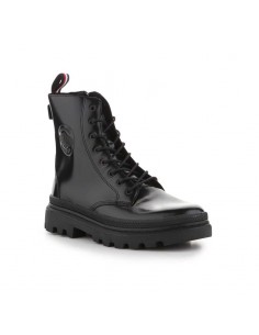 Palladium Pallatrooper Off Δερμάτινα Μαύρα Ανδρικά Αρβυλάκια 77204-010-M