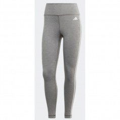 Adidas Γυναικείο Cropped Κολάν Ψηλόμεσο Γκρι IC8296