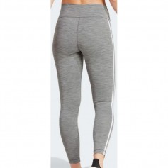 Adidas Γυναικείο Cropped Κολάν Ψηλόμεσο Γκρι IC8296