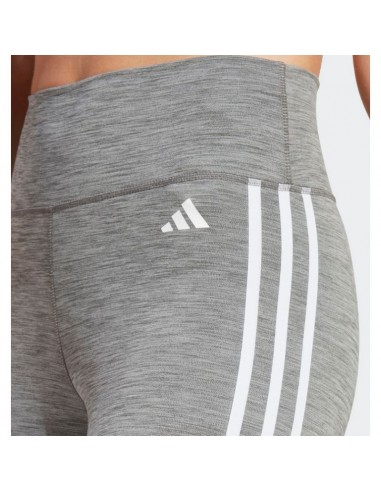 Adidas Γυναικείο Cropped Κολάν Ψηλόμεσο Γκρι IC8296