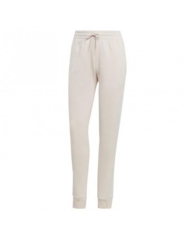 Adidas 3-Stripes Παντελόνι Γυναικείας Φόρμας με Λάστιχο Μπεζ IC9924