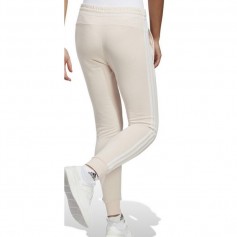 Adidas 3-Stripes Παντελόνι Γυναικείας Φόρμας με Λάστιχο Μπεζ IC9924