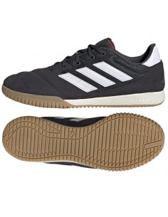 Adidas Παιδικά Ποδοσφαιρικά Παπούτσια Copa Gloro Σάλας Χωρίς Κορδόνια Night Grey / Cloud White / Solar Red HQ1032