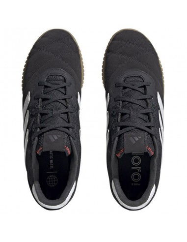 Adidas Παιδικά Ποδοσφαιρικά Παπούτσια Copa Gloro Σάλας Χωρίς Κορδόνια Night Grey / Cloud White / Solar Red HQ1032