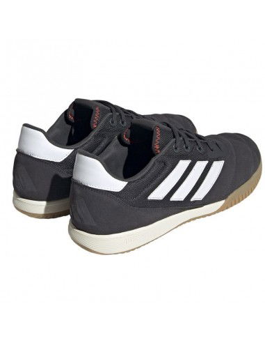 Adidas Παιδικά Ποδοσφαιρικά Παπούτσια Copa Gloro Σάλας Χωρίς Κορδόνια Night Grey / Cloud White / Solar Red HQ1032