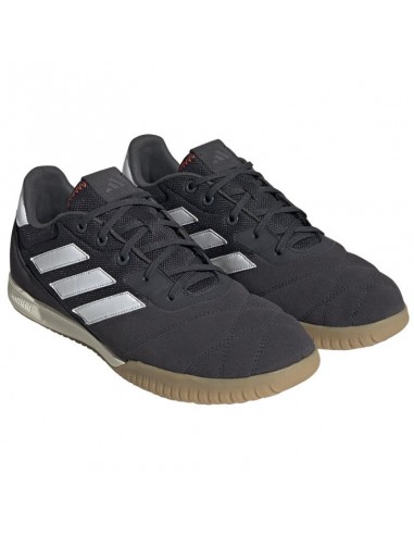 Adidas Παιδικά Ποδοσφαιρικά Παπούτσια Copa Gloro Σάλας Χωρίς Κορδόνια Night Grey / Cloud White / Solar Red HQ1032