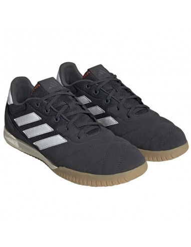 Adidas Παιδικά Ποδοσφαιρικά Παπούτσια Copa Gloro Σάλας Χωρίς Κορδόνια Night Grey / Cloud White / Solar Red HQ1032